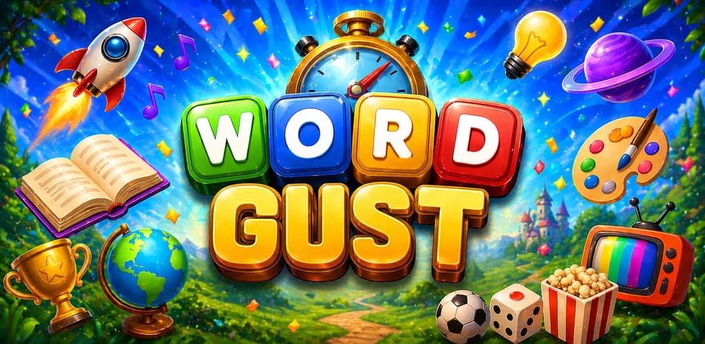 Wordgust colorful key art